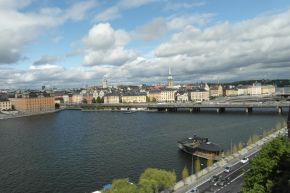 Blick auf Stockholm